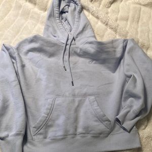 Hollister light blue hoodie